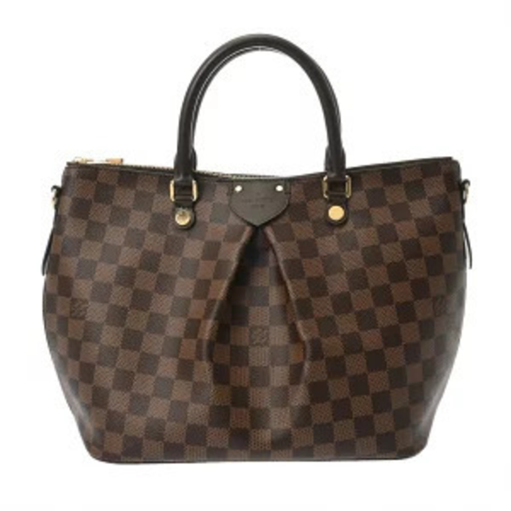 Louis Vuitton Damier Siena Brown Canvas Handbag